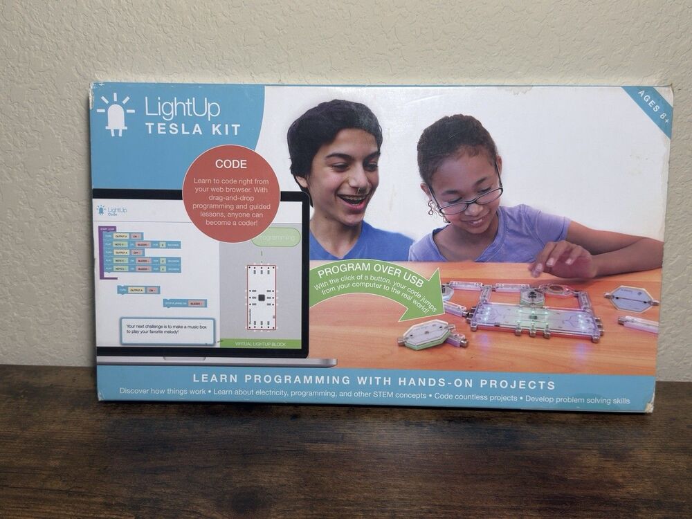 Light Up Tesla Kit Works Great Introduce Kids To Electronics Science STEM
